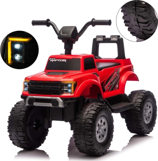 Elektromos kisautó Milly Mally Ford F-150 Raptor piros