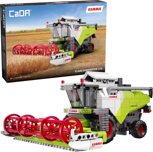 CaDA Claas Dominator 370 kombájn építőjáték (384 db alkatrész)