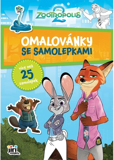Zootropolis A4-es kifestő matricákkal - 1 db