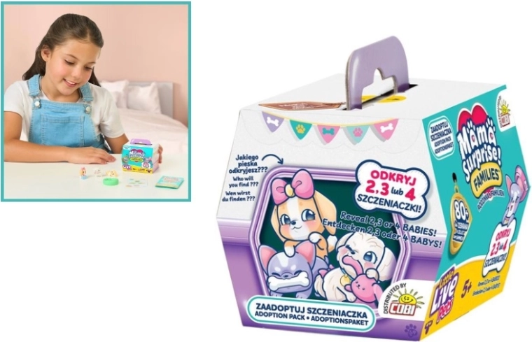 COBI Little Live Pets Családok kölyökkutyákat fogadnak örökbe - 1 darab