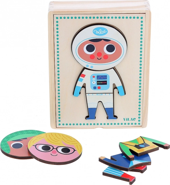 Vilac öltöztető puzzle Jules