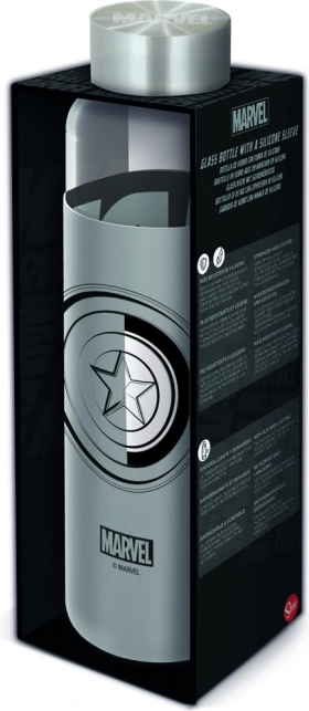 Üvegpalack szilikonborítással 585 ml MARVEL
