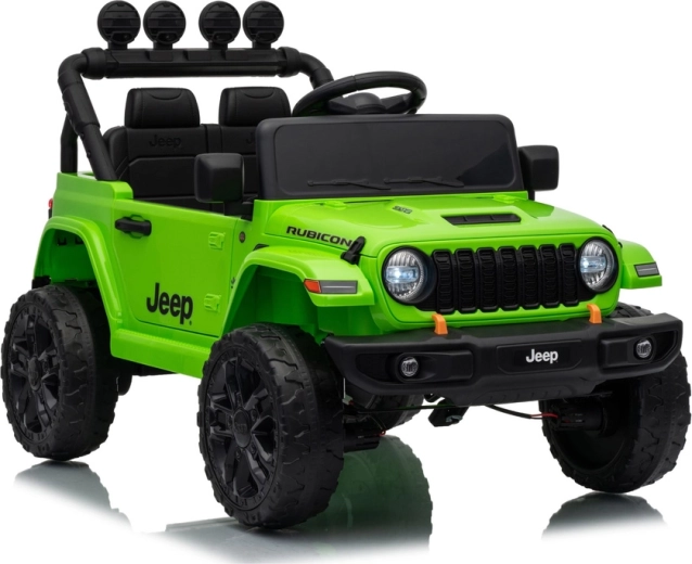 Jeep Rubicon elektromos kisautó 24 V zöld