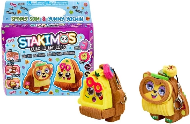 Tomy Stakimos kreatív készlet figurák készítéséhez – Sporty Sam és Jassmina (2 db)