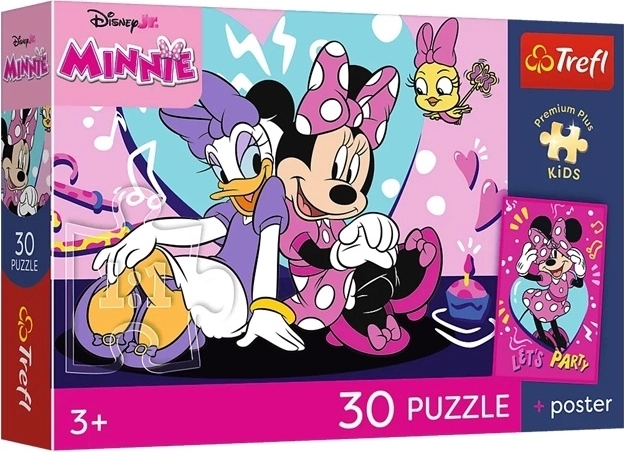 Puzzle Premium Plus Kids Vidám Minnie (30 darabos)