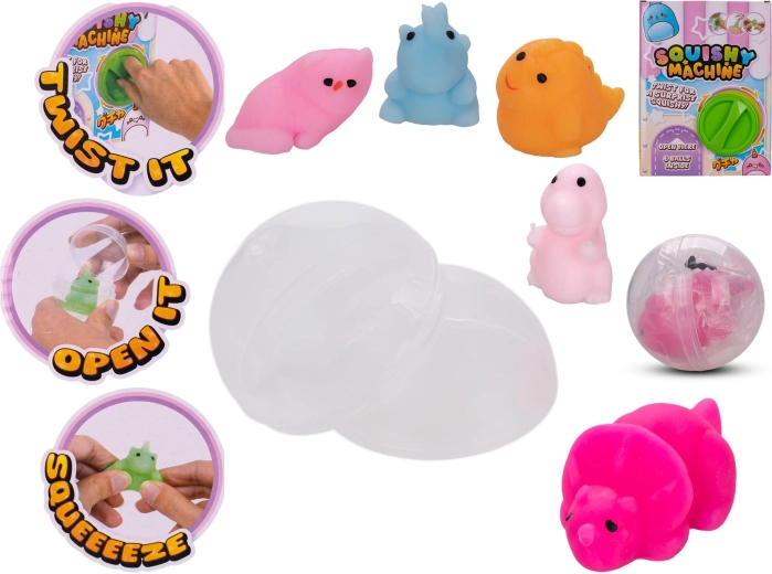 Nyújtható kawaii figurák – 6 db-os szett