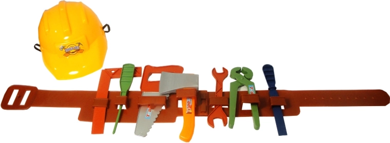 Gyerek szerszámkészlet sisakkal