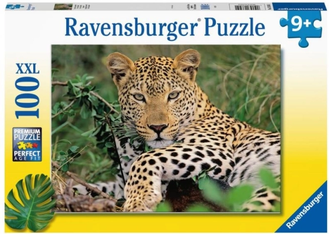 RAVENSBURGER puzzle – leopárd, 100 darabos