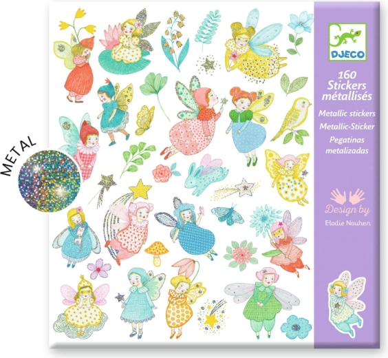 Csillogó tündéres matricák DJECO