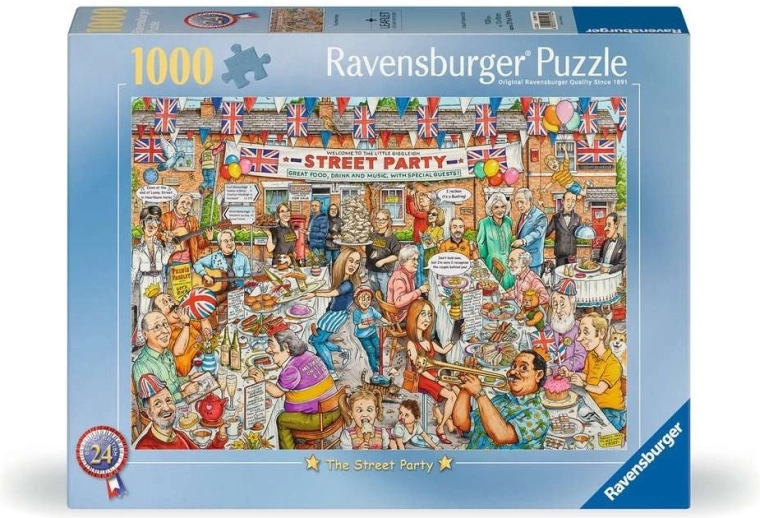 Ravensburger puzzle Best of British: Utcai ünnepség 1000 darabos