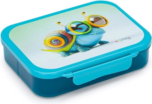 Uzsonnás doboz rekeszekkel Crazy Animals – csiga