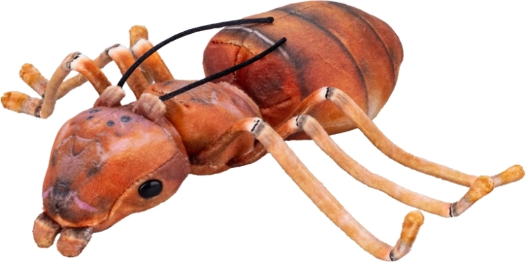 Plüss barna hangya 20 cm