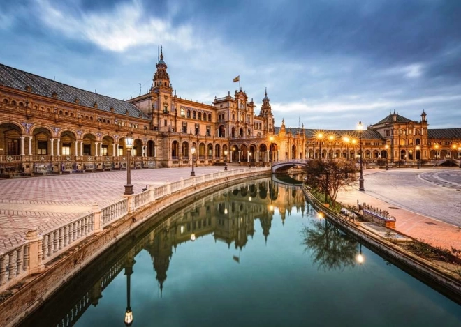 Puzzle Spanyol lépcső tér Róma 1000 darab