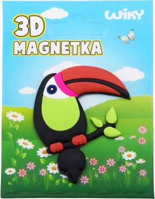 Mágnes tukán 3D dekoratív