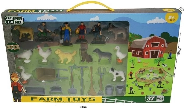 Farm állatokkal és kiegészítőkkel (37 db-os készlet)