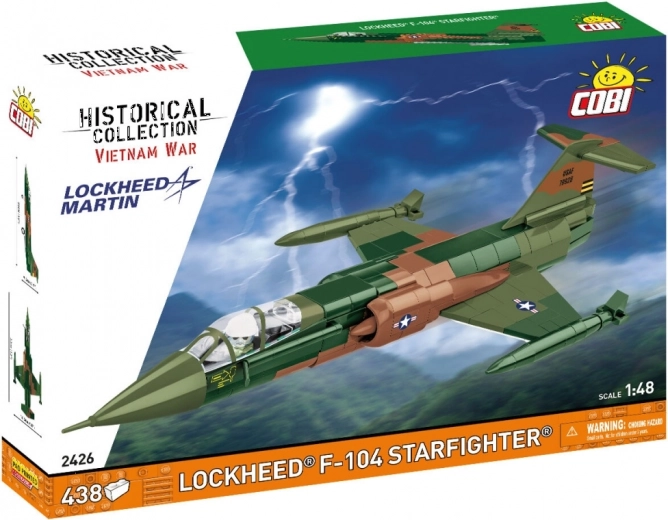 COBI építőkészlet Lockheed F-104 Starfighter Vietnami háború 1:48