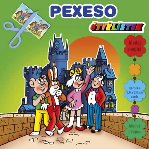 Akim pexeso Čtyřlístek maxi kártyákkal