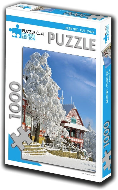 Turista kiadású puzzle Beszkidek, Pustevny 1000 darab