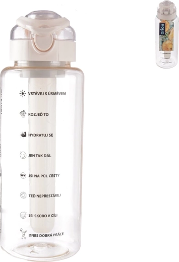 Tritan palack 1 l Loop A kupakkal és jégbetéttel