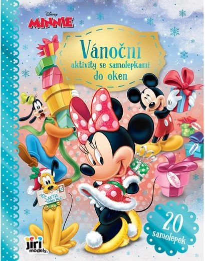 Karácsonyi foglalkoztató ablakmatricákkal – Minnie