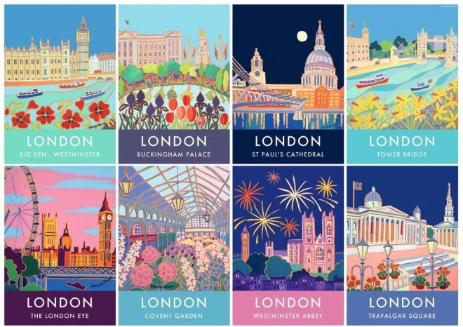 Ravensburger puzzle London vintage stílusban 1000 darab