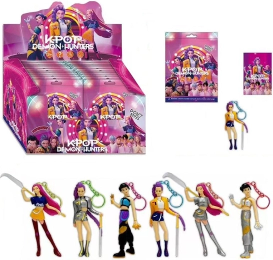 K-pop Demon Hunters kulcstartó