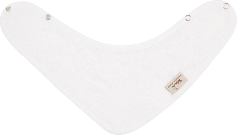 Timboo bambusz bandana nyálkendő fehér 36 × 22 cm