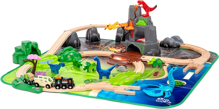 BRIO World dinoszaurusz deluxe vonatszett
