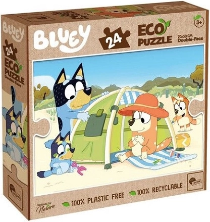 Lisciani öko kétoldalas Bluey puzzle 24 darab