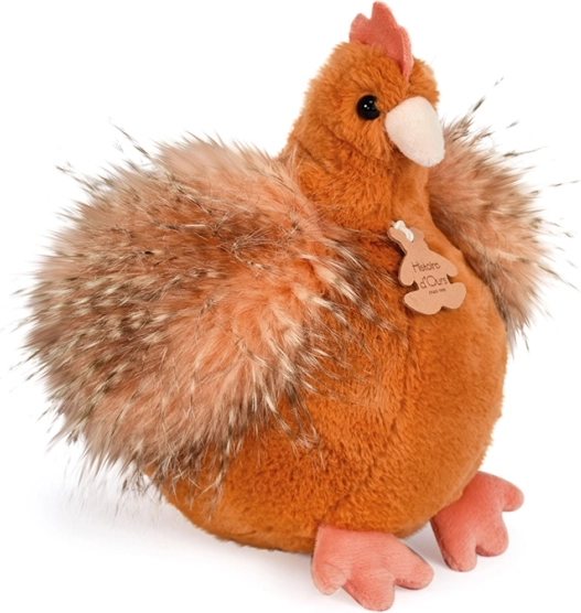 Vörös plüss tyúk 20 cm