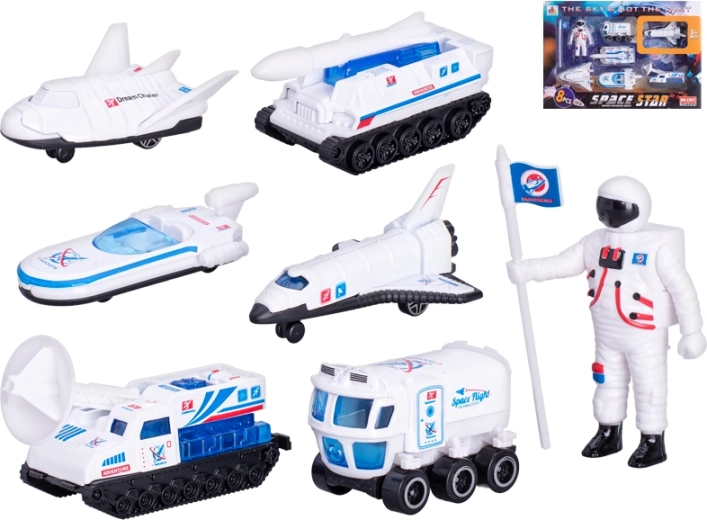 Űrjármű-készlet űrhajós figurával