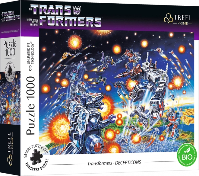 Puzzle uft transformers: decepticonok 1000 darabos