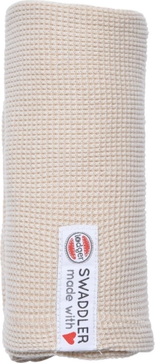 Lodger textil pelenka Swaddler Ciumbelle ivory 70 × 70 cm