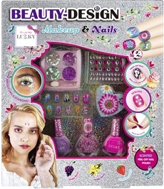 LUKKY Beauty Design smink- és körömdíszítő készlet gyerekeknek