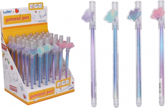 Radírozható toll 0,5 mm – gyűrűs, vegyes színek, 36 db dobozban