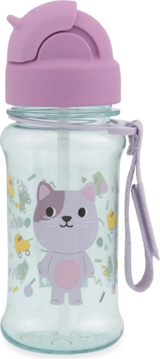 Skip Hop itatócsőrös kulacs Besties Squad cica 355 ml
