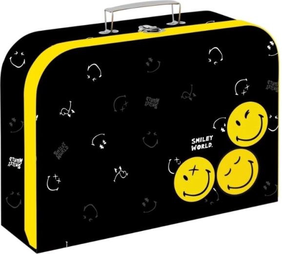 Laminált bőrönd 34 cm SMILEY WORLD