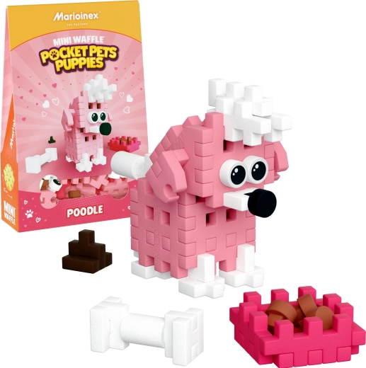 Mini Waffle Pocket Pets építőkészlet – uszkár