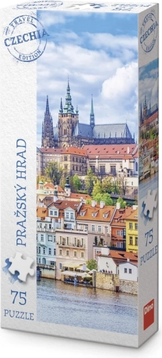 Dino panoráma puzzle – Turisztikai kiadás Csehország – Prágai vár (75 darab)