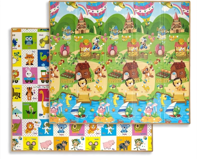 Milly Mally összecsukható habszivacs játszószőnyeg Play colourful animals t1
