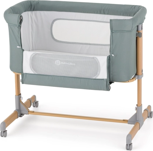 Petite&Mars állítható babaágy Grace Compact Foggy Green