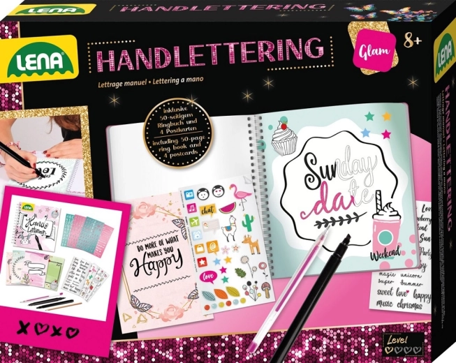 Lena Az én naplóm handlettering – kreatív készlet kalligráfiához