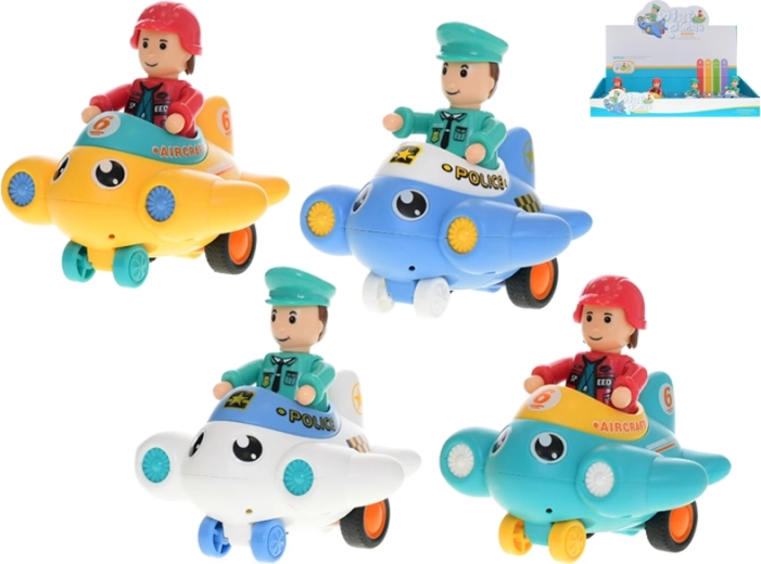 Lendkerekes műanyag repülő gyerekeknek 18 hó+