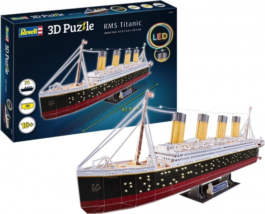 Revell rms titanic led kiadás 3d hajó makett