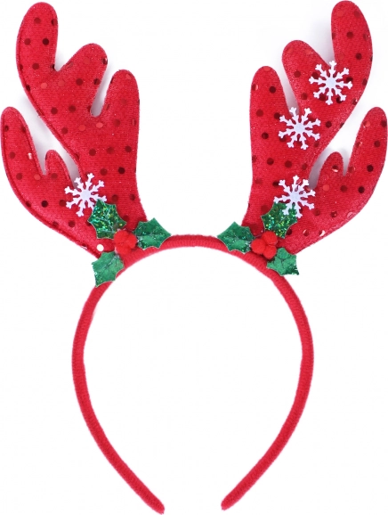 Karácsonyi fejpánt gyermekeknek szarvas agancsokkal