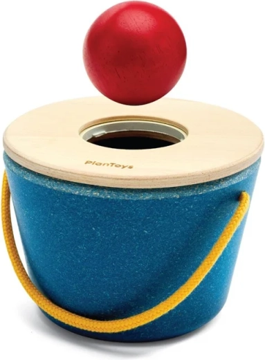 PlanToys bedobós doboz labdával – 1 db