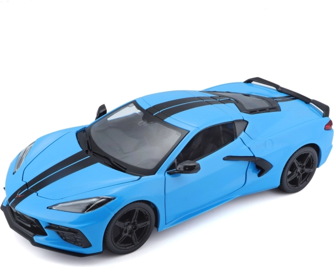 Maisto Chevrolet Corvette Stingray Coupe Z51 2020 kék 1:24