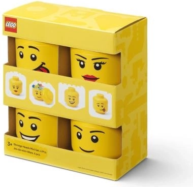 LEGO tároló fej mini multipack 4 db