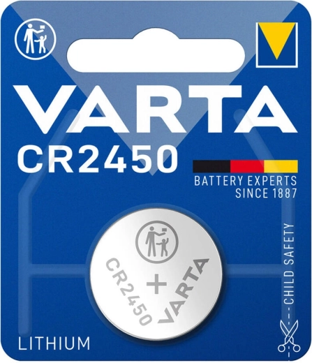 CR2450 Varta lítium gombelem