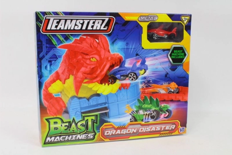 Teamsterz Beast Machines Sárkányos pusztítás – kilövő szett kisautóval